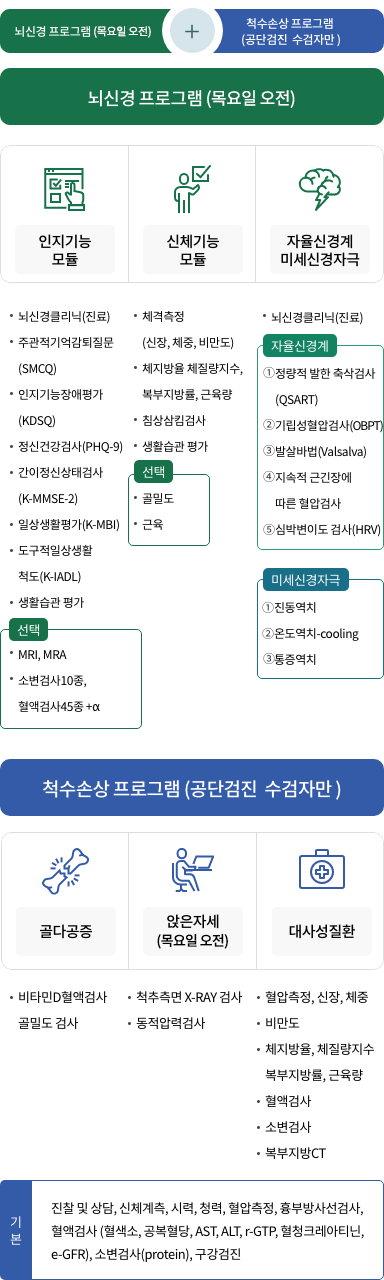 국립재활원 특화검진 프로그램 모바일 이미지 입니다. 자세한 내용은 하단의 글을 참고해주세요.