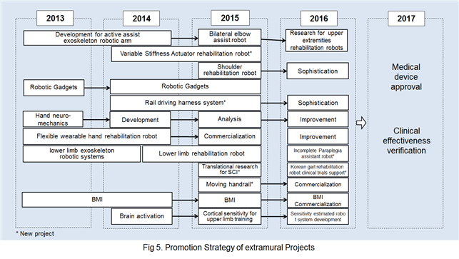 Fig 5. Promotion Strategy of extramural Projects