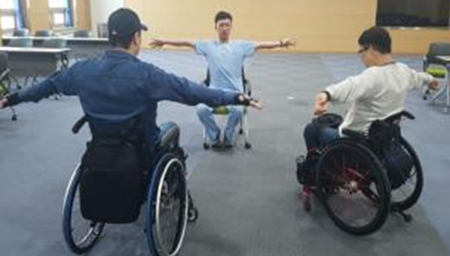 장애인 맞춤형 건강관리 프로그램 사진